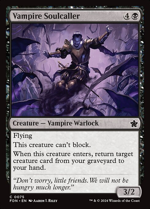 Vampire Soulcaller (FDN 75) [Foundations]