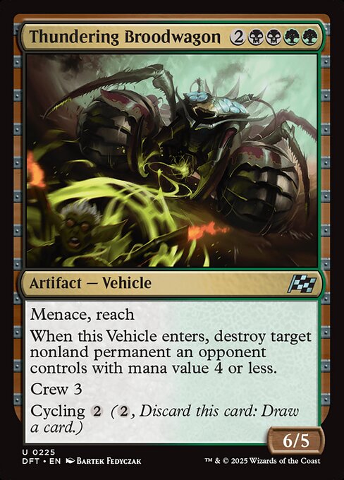 Thundering Broodwagon (DFT 225) [Aetherdrift]