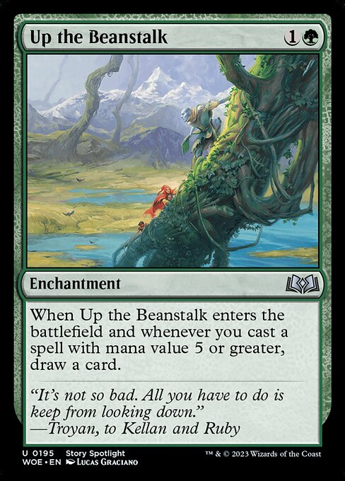 Up the Beanstalk (WOE 195) [Wilds of Eldraine]