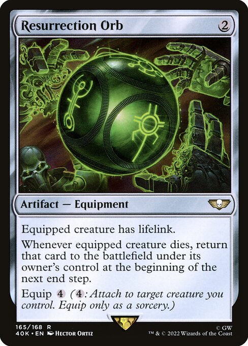 Resurrection Orb (40K 165) [Warhammer 40,000 Commander]