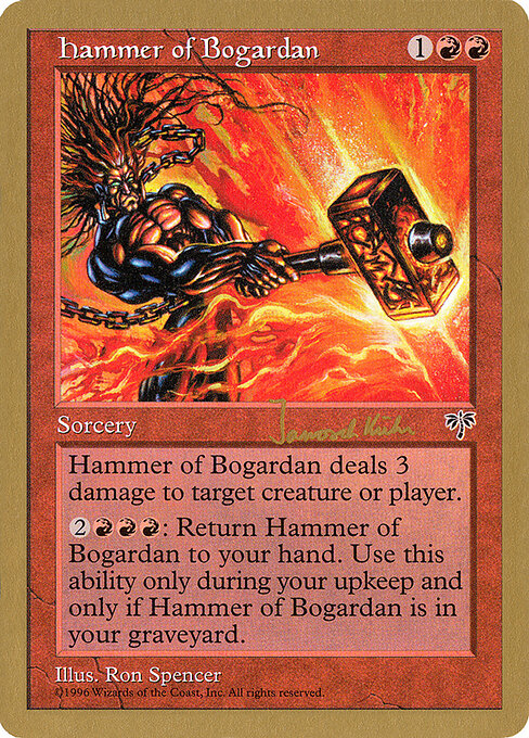 Hammer of Bogardan (WC97 jk181) [World Championship Decks 1997]