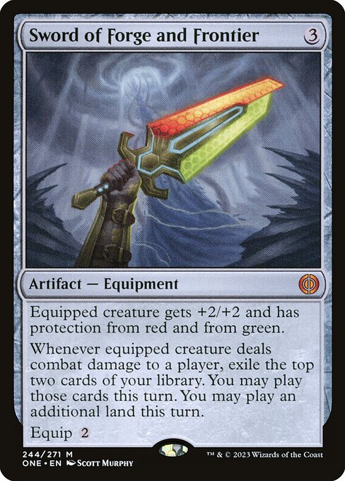 Sword of Forge and Frontier (ONE 244) [Phyrexia: All Will Be One]