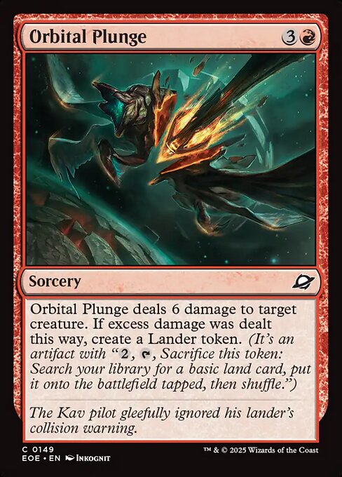Orbital Plunge (EOE 149) [Edge of Eternities]