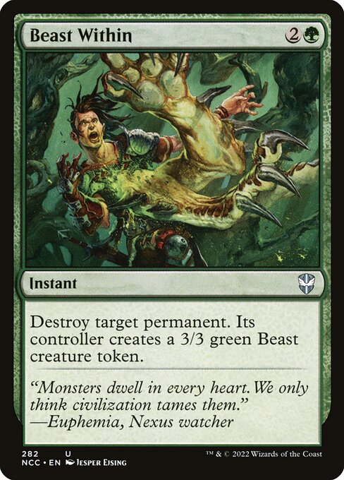 Beast Within (NCC 282) [New Capenna Commander]