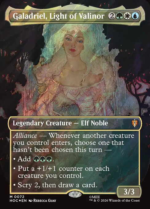 Galadriel, Light of Valinor (Borderless) (HOC 72) [The Hobbit Eternal]