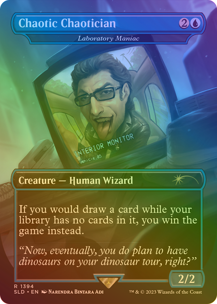 Chaotic Chaotician - Laboratory Maniac (Rainbow Foil) [Secret Lair Drop Series]