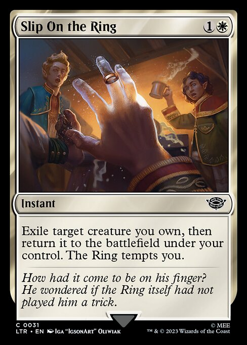 Slip On the Ring (LTR 31) [The Lord of the Rings: Tales of Middle-earth]