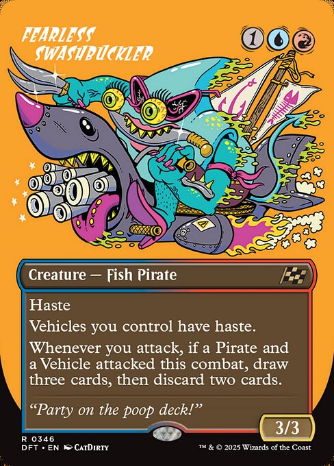 Fearless Swashbuckler (DFT 346) [Aetherdrift]
