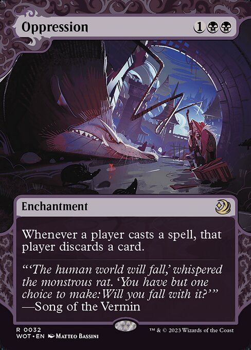 Oppression (WOT 32) [Wilds of Eldraine: Enchanting Tales]