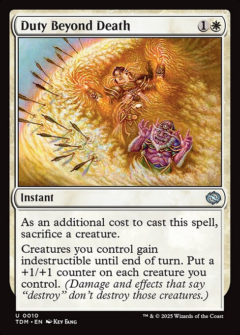 Duty Beyond Death (TDM 10) [Tarkir: Dragonstorm]