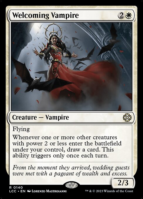Welcoming Vampire (LCC 140) [The Lost Caverns of Ixalan Commander]