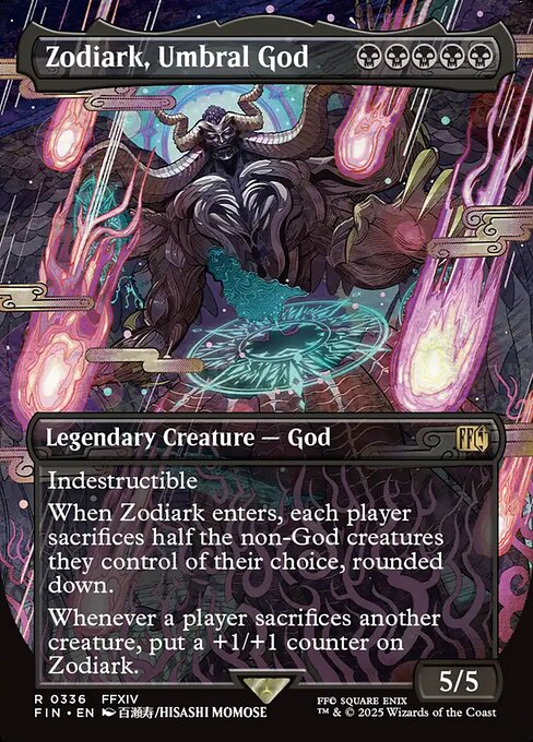 Zodiark, Umbral God (Borderless) (FIN 336) [Final Fantasy]