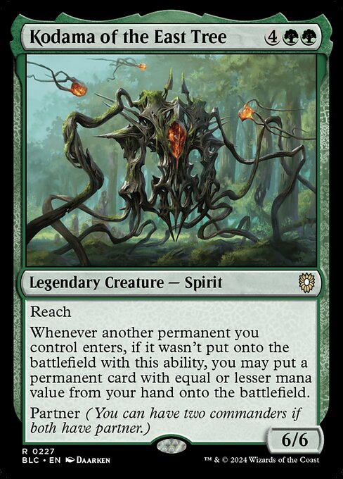 Kodama of the East Tree (BLC 227) [Bloomburrow Commander]