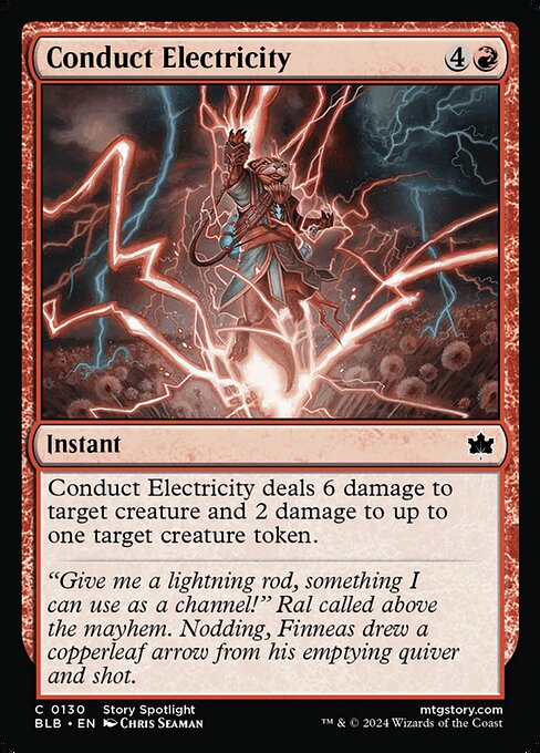 Conduct Electricity (BLB 130) [Bloomburrow]