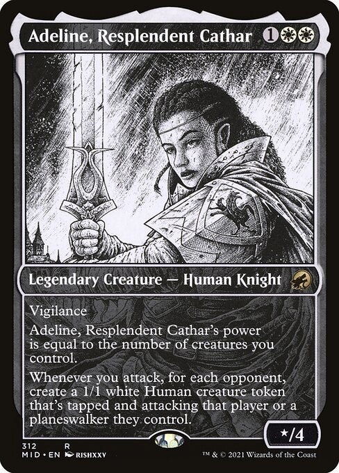 Adeline, Resplendent Cathar (MID 312) [Innistrad: Midnight Hunt]