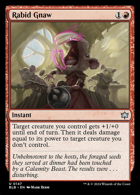 Rabid Gnaw (BLB 147) [Bloomburrow]