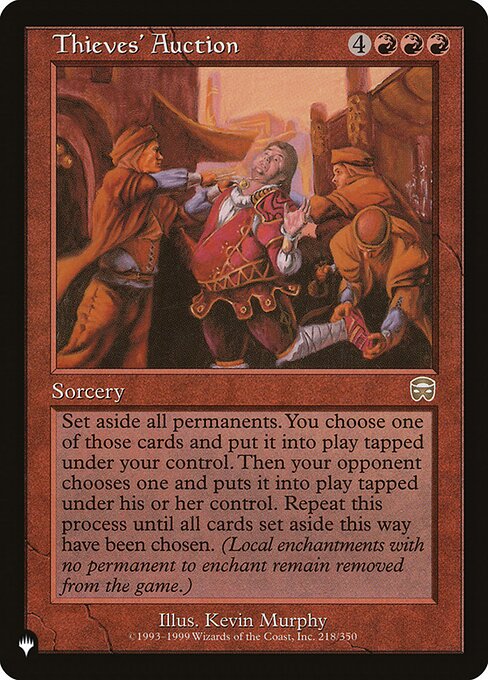 Thieves' Auction (PLST MMQ-218) [The List]