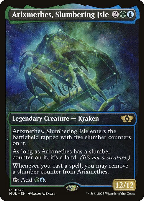 Arixmethes, Slumbering Isle (MUL 32) [Multiverse Legends]