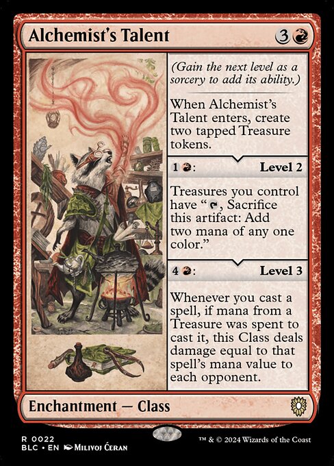 Alchemist's Talent (BLC 22) [Bloomburrow Commander]