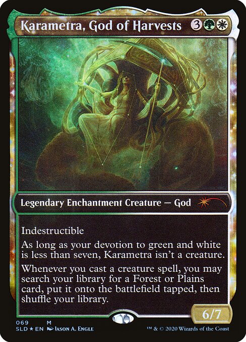 Karametra, God of Harvests (SLD 69) [Secret Lair Drop]