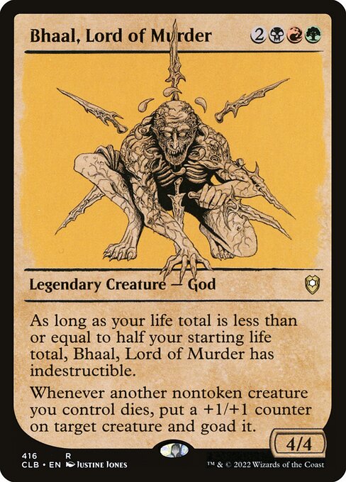 Bhaal, Lord of Murder (CLB 416) [Commander Legends: Battle for Baldur's Gate]
