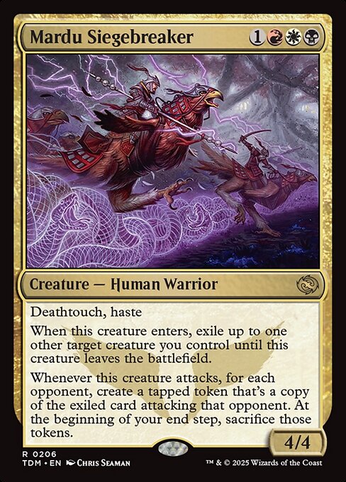 Mardu Siegebreaker (TDM 206) [Tarkir: Dragonstorm]