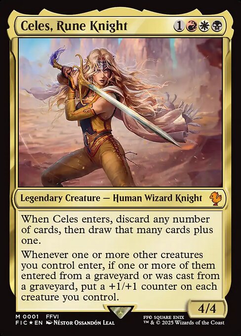 Celes, Rune Knight (FIC 1) [Final Fantasy Commander]