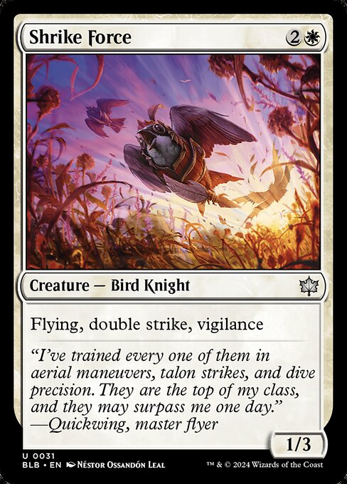 Shrike Force (BLB 31) [Bloomburrow]