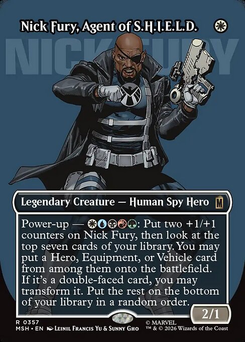 Nick Fury, Agent of S.H.I.E.L.D. (Borderless) (MSH 357) [Marvel Super Heroes]