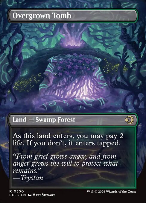 Overgrown Tomb // Overgrown Tomb (ECL 350) [Lorwyn Eclipsed]