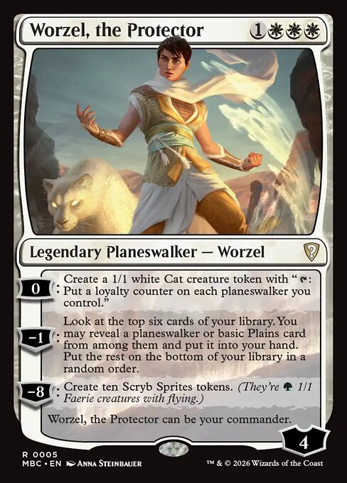 Worzel, the Protector (MBC 5) [Mystery Booster Commander Edition]