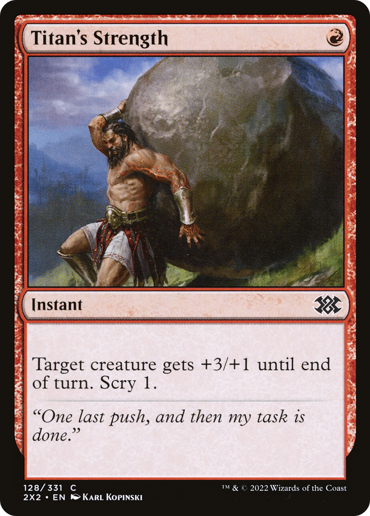 Titan's Strength [Double Masters 2022]