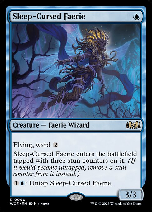 Sleep-Cursed Faerie (WOE 66) [Wilds of Eldraine]