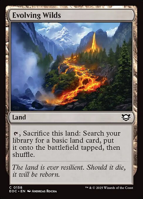Evolving Wilds (EOC 158) [Edge of Eternities Commander]
