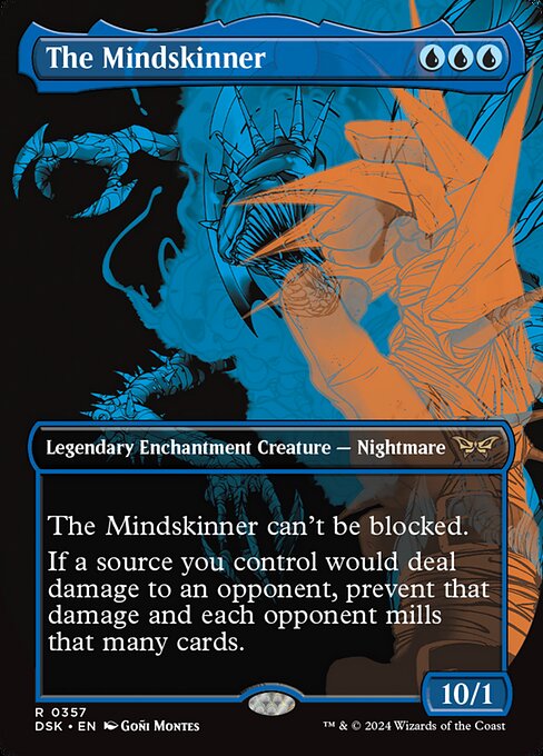 The Mindskinner (Borderless · Full Art) (DSK 357) [Duskmourn: House of Horror]