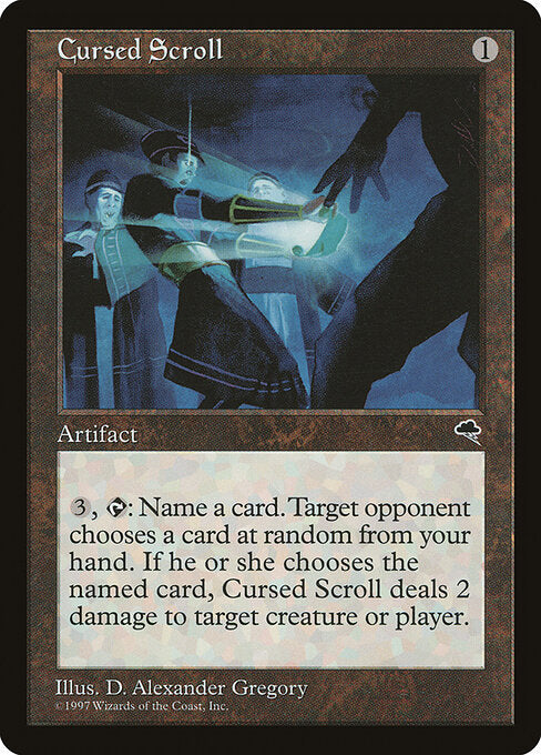 Cursed Scroll (TMP 281) [Tempest]