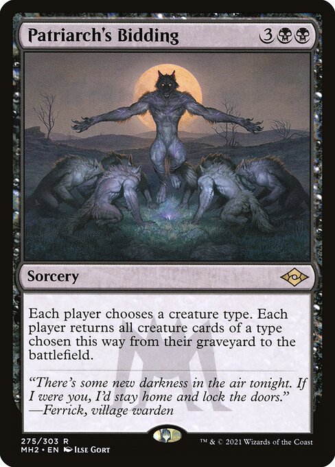Patriarch's Bidding (MH2 275) [Modern Horizons 2]