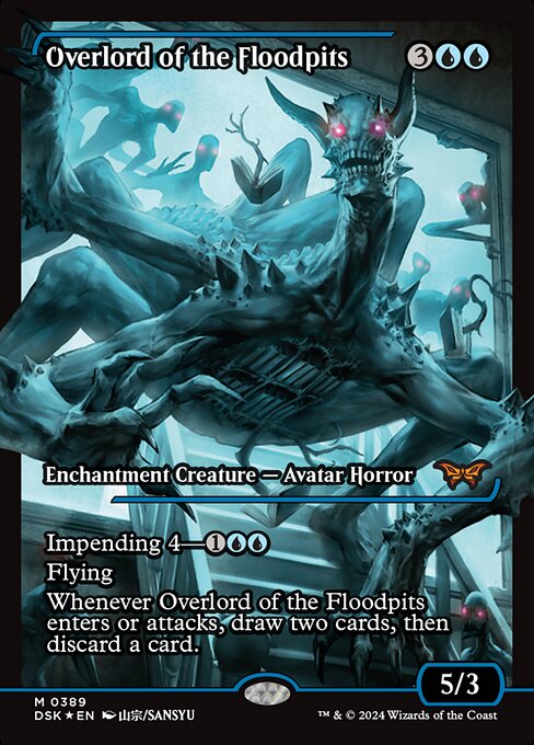 Overlord of the Floodpits (DSK 389) [Duskmourn: House of Horror]