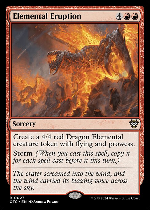 Elemental Eruption (OTC 27) [Outlaws of Thunder Junction Commander]
