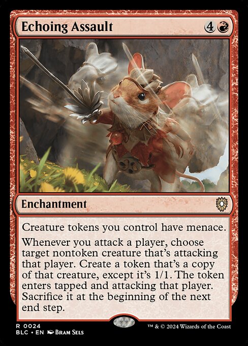 Echoing Assault (BLC 24) [Bloomburrow Commander]