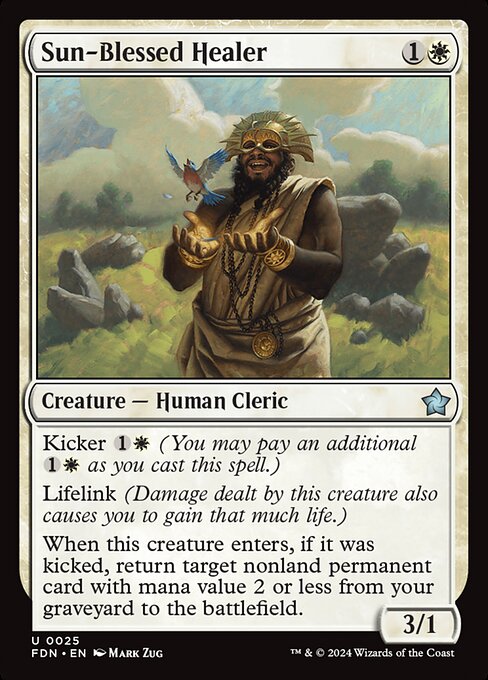 Sun-Blessed Healer (FDN 25) [Foundations]