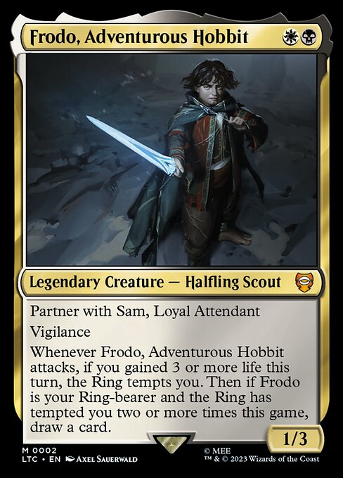 Frodo, Adventurous Hobbit (LTC 2) [Tales of Middle-earth Commander]