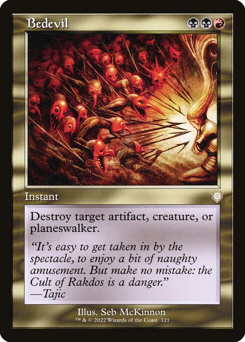 Bedevil (BRC 121) [The Brothers' War Commander]