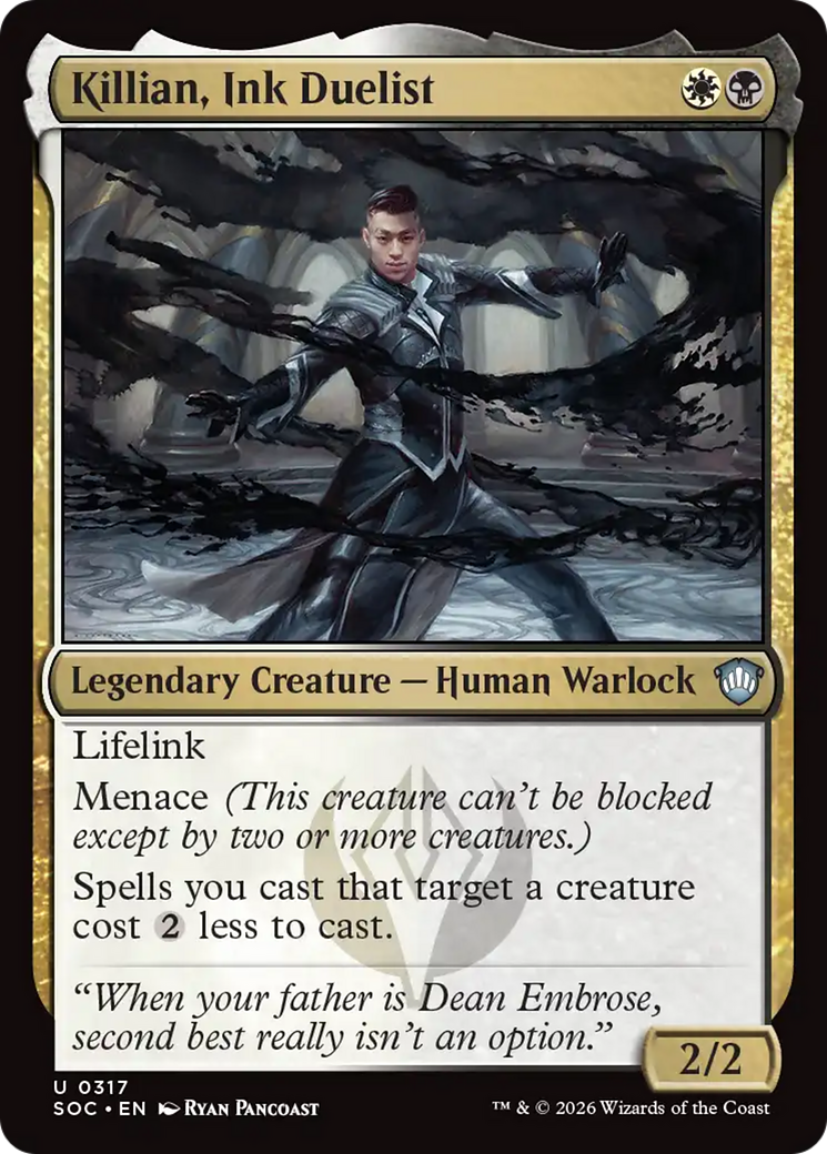 Killian, Ink Duelist [Secrets of Strixhaven Commander]