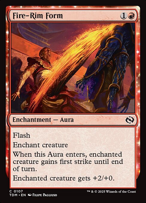 Fire-Rim Form (TDM 107) [Tarkir: Dragonstorm]