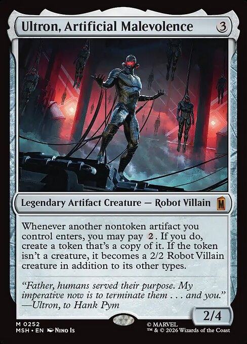 Ultron, Artificial Malevolence (MSH 252) [Marvel Super Heroes]