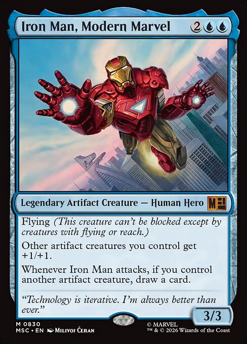 Iron Man, Modern Marvel (MSC 830) [Marvel Super Heroes Commander]