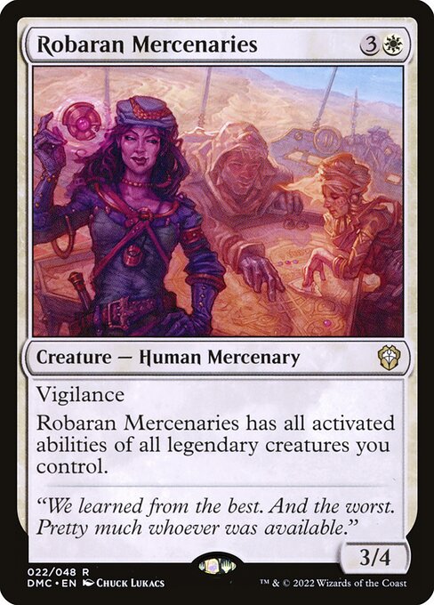 Robaran Mercenaries (DMC 22) [Dominaria United Commander]