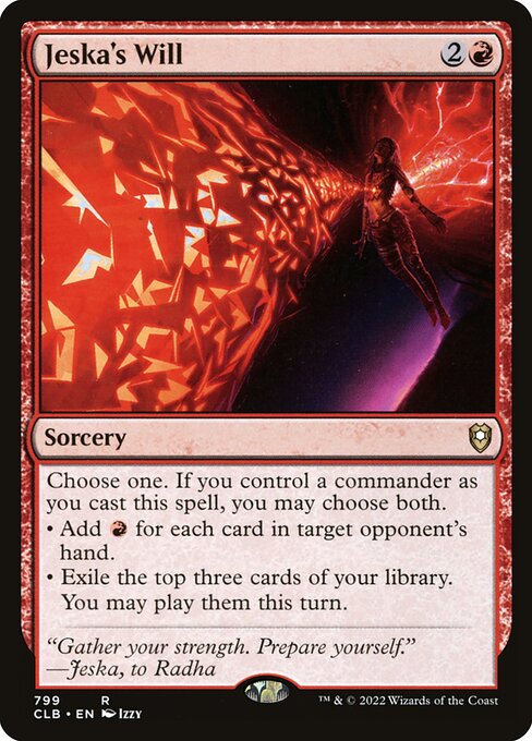 Jeska's Will (CLB 799) [Commander Legends: Battle for Baldur's Gate]