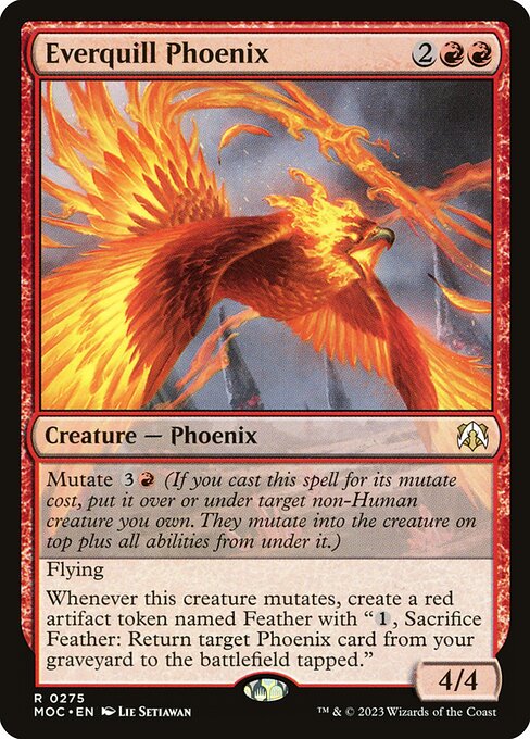 Everquill Phoenix (MOC 275) [March of the Machine Commander]